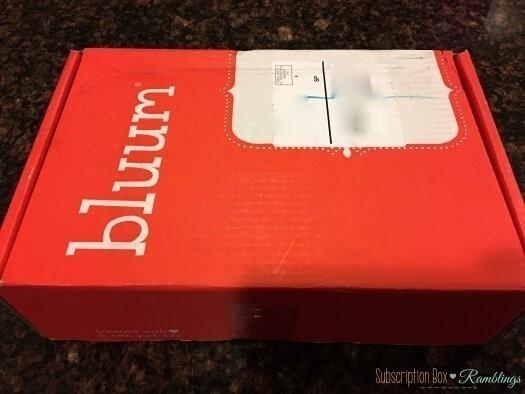 bluum Subscription Box Review - January 2017 + Coupon Code