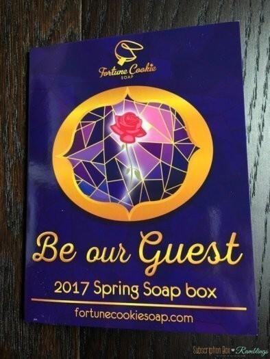 Fortune Cookie Soap Subscription Box Review - Spring 2017