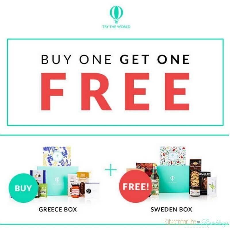 Read more about the article Try the World – Free Sweden Box with Greece Box Purchase
