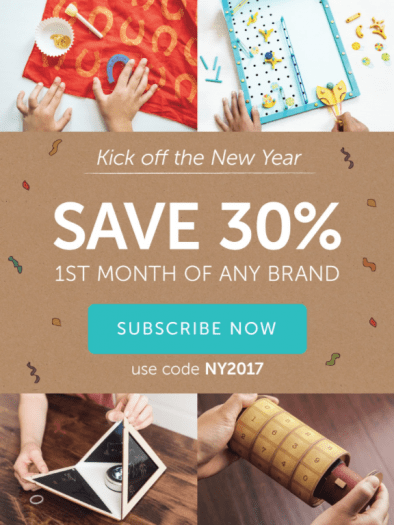 Kiwi Crate 30% Off First Month!