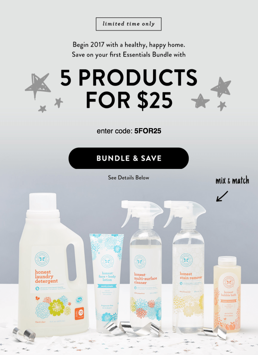 Read more about the article Honest Company – First Bundle for $25!