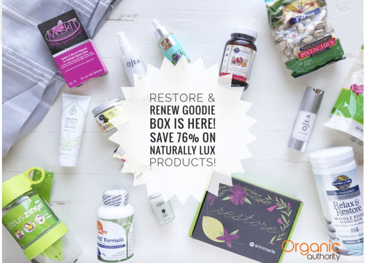 Read more about the article Organic Authority Restore & Renew Goodie Box – On Sale Now