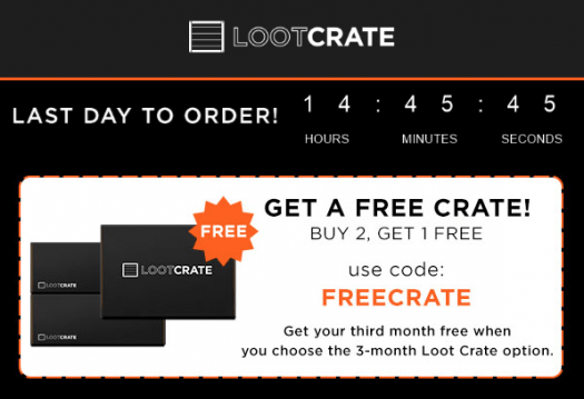 Loot Crate Coupon Code (Buy 2, Get 1 Free - Last Call) + January 2017 Full Spoilers!