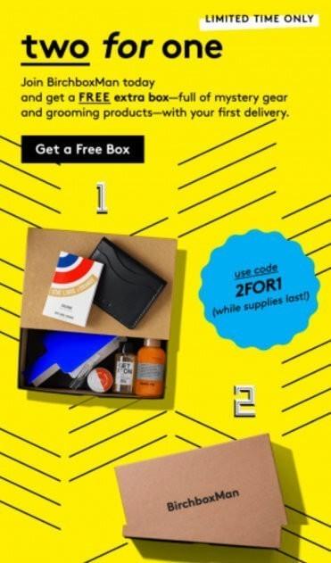 Read more about the article Birchbox Man: Free Bonus Box with New Subscription!