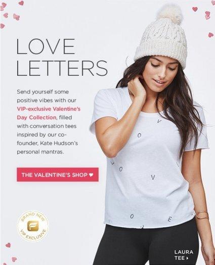 Fabletics Valentine's Day Collection - On Sale Now!