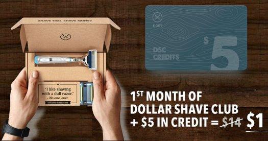 Dollar Shave Club – First Box for $1 at Amazon PLUS get a free $5 Credit!