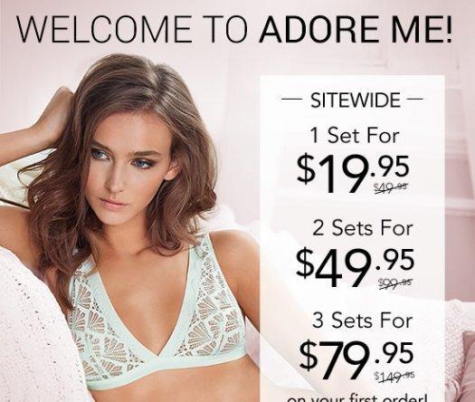Read more about the article Adore Me Valentine’s Day Sale – One Set for $20, 2 for $50 or 3 for $80!