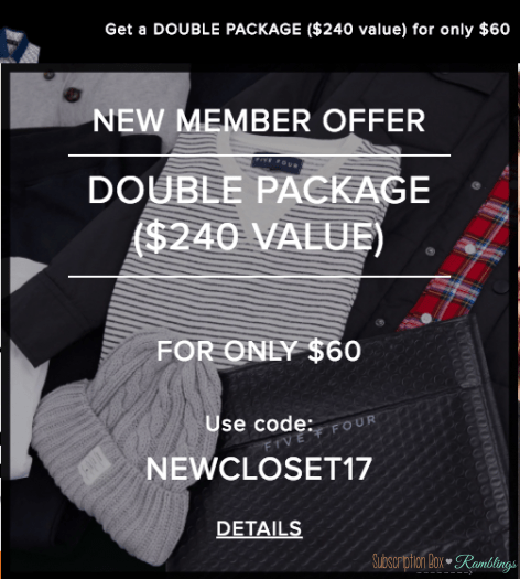 Read more about the article Five Four Club – Double Clothes in Your First Box