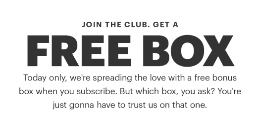 Bespoke Post - Free Bonus Box with New Subscriptions