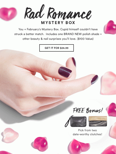 Julep Rad Romance Mystery Box (Last call for Valentine's Day Delivery)