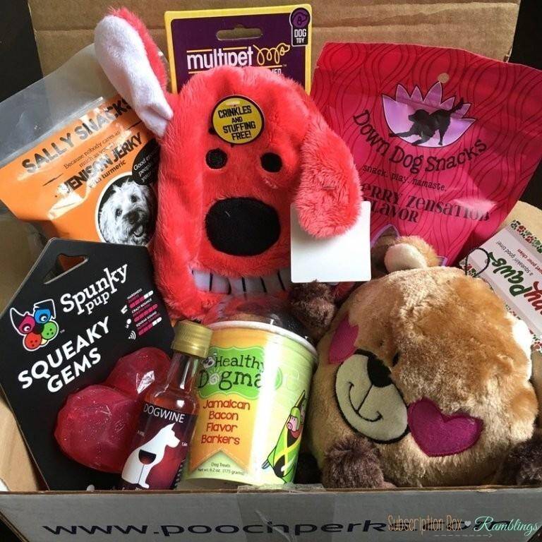 Pooch Perks Review + Coupon Code February 2017 Subscription Box