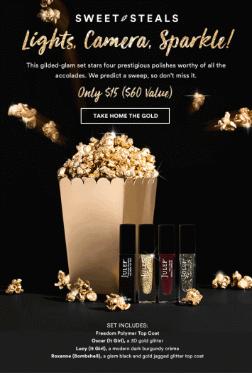 Julep: Lights, Camera, Action Sweet Steal!