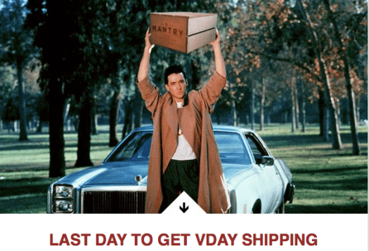 Mantry - Last Call for Valentine's Day Shipping