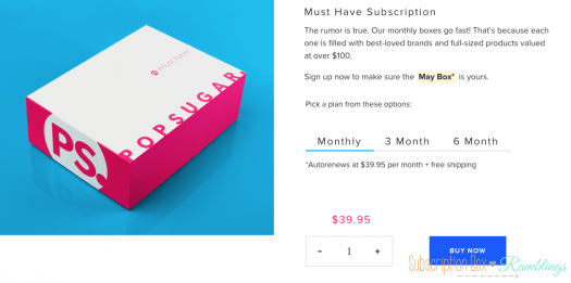 POPSUGAR Must Have Box - May Box on Sale Now!