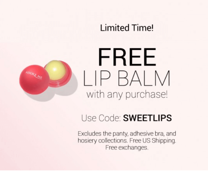 Read more about the article Adore Me – Free Lip Balm with Any Purchase