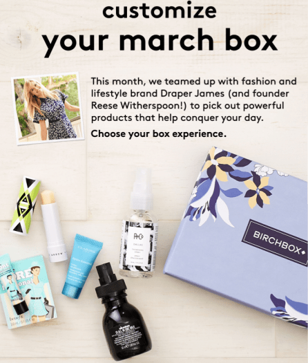 Birchbox March 2017 Sample Choice Time + Coupon Code