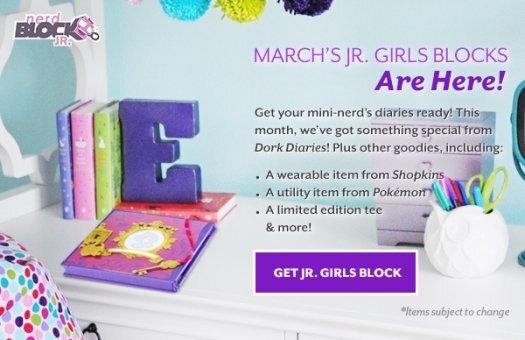 Nerd Block Jr. Girls March 2017 Spoilers!