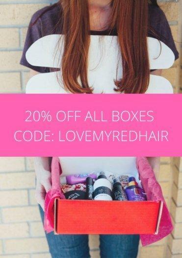 How to be a Redhead Box Coupon Code - 20% Off All Subscriptions