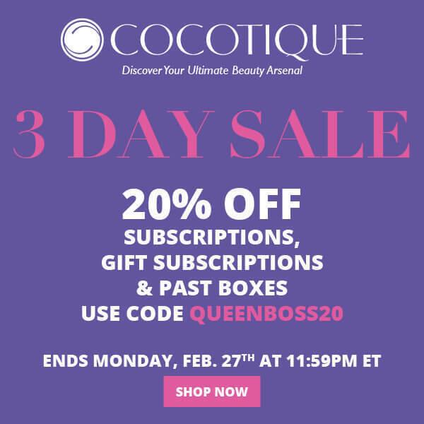 COCOTIQUE Coupon Code – Save 20% Off Subscriptions
