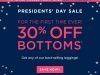 Fabletics President’s Day Sale – 30% Off Bottoms