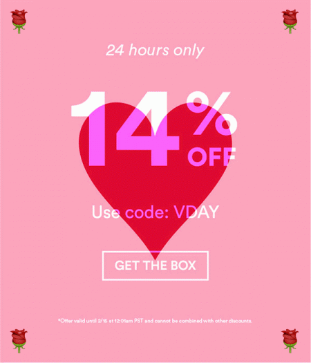 BeautyCon Valentine's Day Coupon Code - Save 14%!