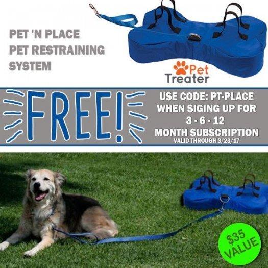 Pet Treater – Free Pet ‘N Place Pet Restraining System With New Subscriptions!