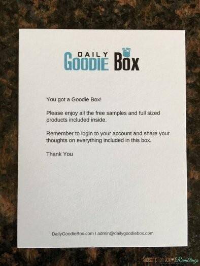 Daily Goodie Box Review