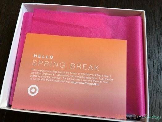 Target Beauty Box Review - March 2017