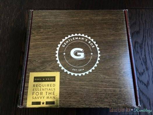 Gentleman's Box Review - March 2017