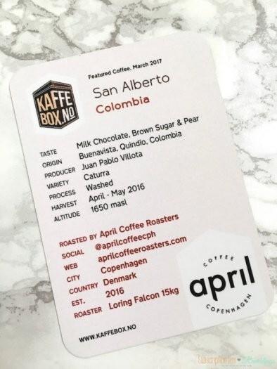 Kaffe Box No. Review - March 2017