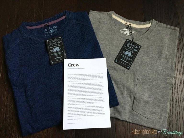Bespoke Post Review + Coupon Code March 2017 "Crew" Subscription