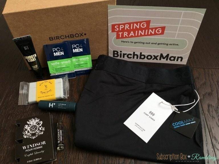 Birchbox Man Review Coupon Code April 2017 Subscription Box Ramblings