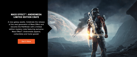 Loot Crate Mass Effect: Andromeda Limited Edition Crate – On Sale Now!