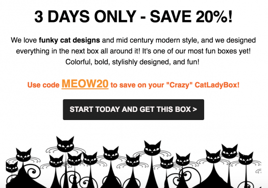 Cat Lady Box April 2017 Theme Reveal + Coupon Code