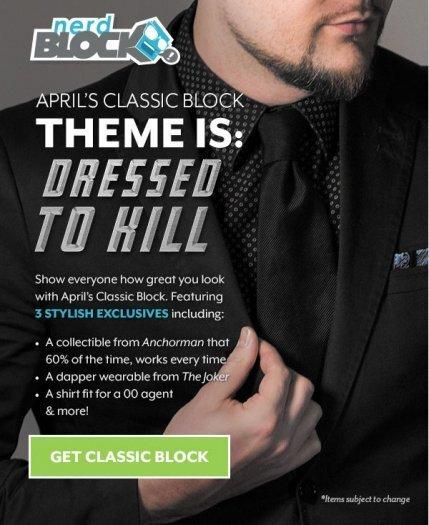 Read more about the article Nerd Block Classic – April 2017 Theme Reveal / Spoilers