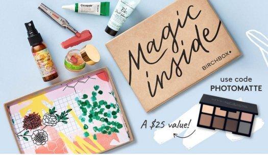 Birchbox Coupon – FREE Smashbox Cosmetics Photo Matte Eyes Mini Palette with New Subscription
