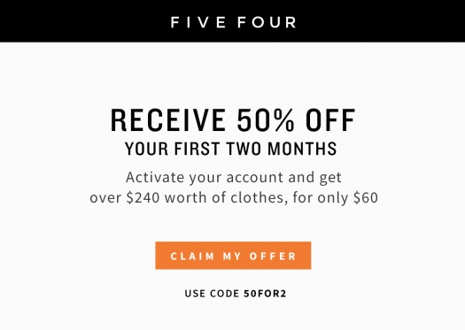 Read more about the article Five Four Club Coupon Code – First Two Months 50% Off
