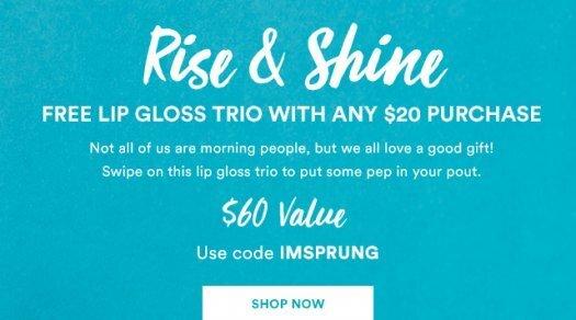 Julep Coupon - Free Lip Gloss Trio With Purchase