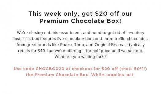 Orange Glad Coupon Code - Save $20 Off the Premium Chocolate Box