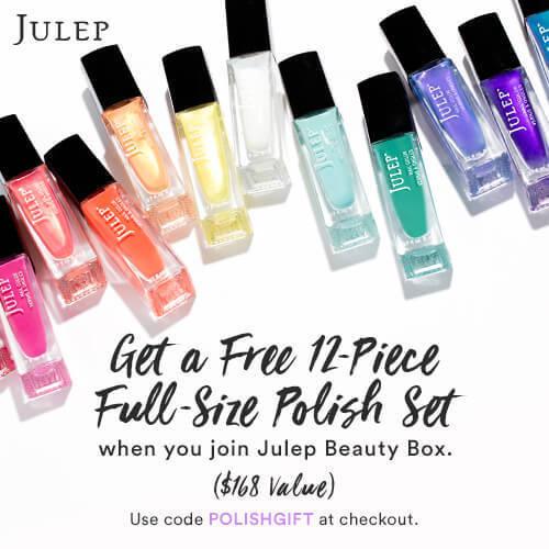 Julep FREE 12-Piece Nail Polish Gift with New Subscriptions!