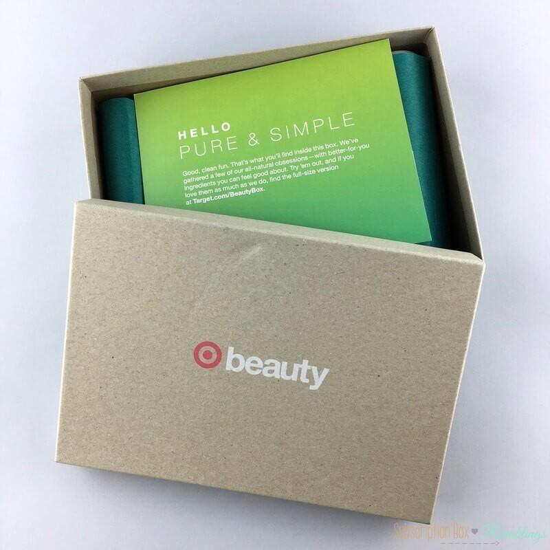 Read more about the article Target Beauty Box Review – April 2017 Naturals Box