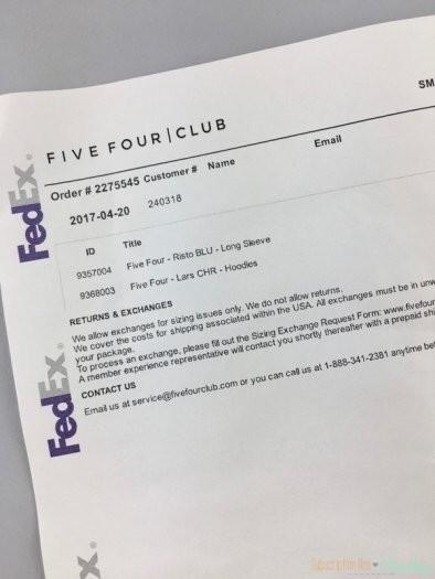 Five Four Club Review + Coupon Code - April 2017