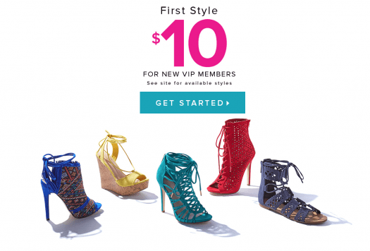 Shoe Dazzle - First Month for $10