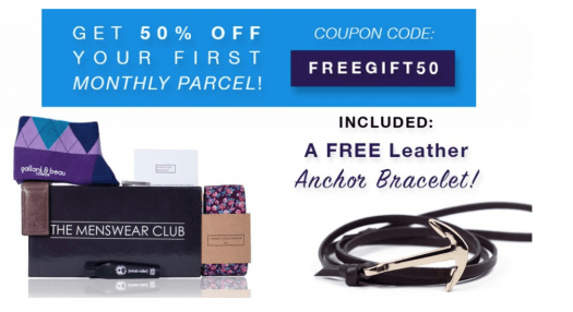 The Menswear Club Coupon Code - 50% Off + Free Gift!