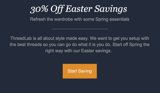 ThreadLab Easter Sale - Save 30% Off