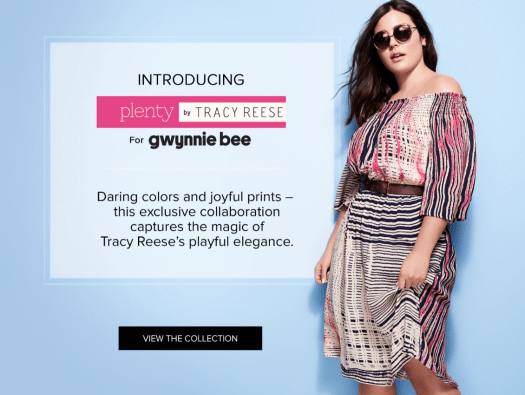 Gwynnie Bee + Tracy Reese – Get Your First Month FREE!
