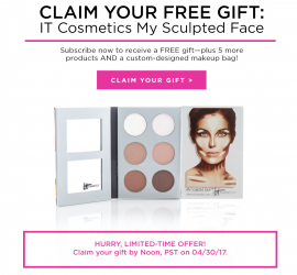 Ipsy Free It Cosmetics My Sculpted Face Palette With New Sub