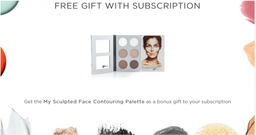 ipsy - FREE IT Cosmetics My Sculpted Face palette with New Sub