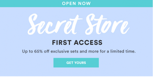 Julep Secret Store Now Open + Coupon Code - May 2017