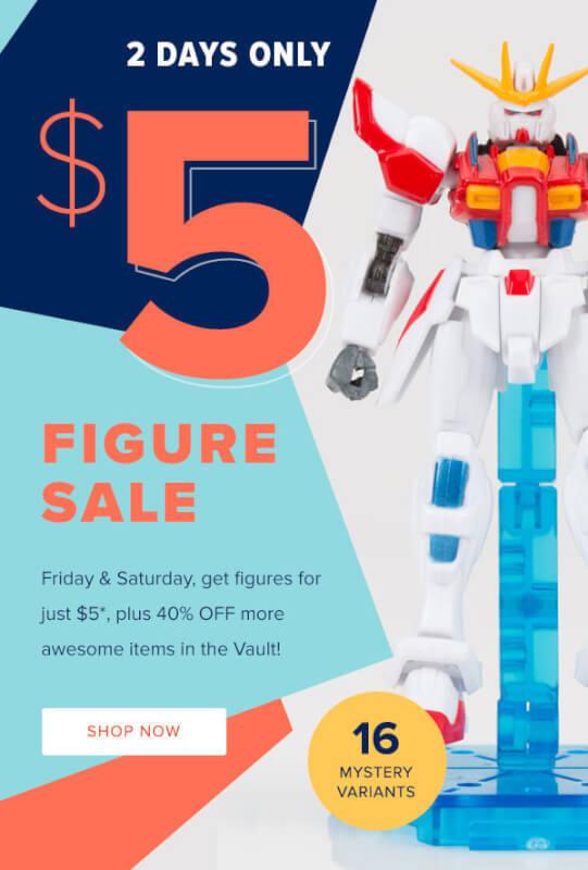 Read more about the article Loot Vault $5 Figure Flash Sale